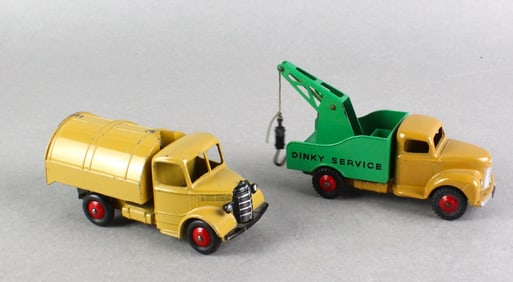 Dinky Service Commer Wrecker & Bedford Sanitation