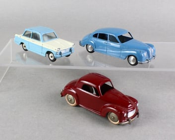 Dinky Triumph, Marklin BMW, Mercury Fiat