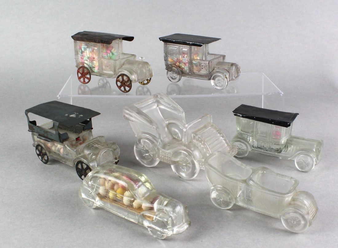 1930s Glass Auto Candy Containers (1 of 3)