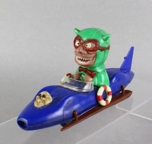 1960s Marx Hot Rod Nutty Mad Moysha Car Boat