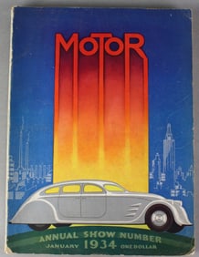 1934 Motor Annual Show Number Book