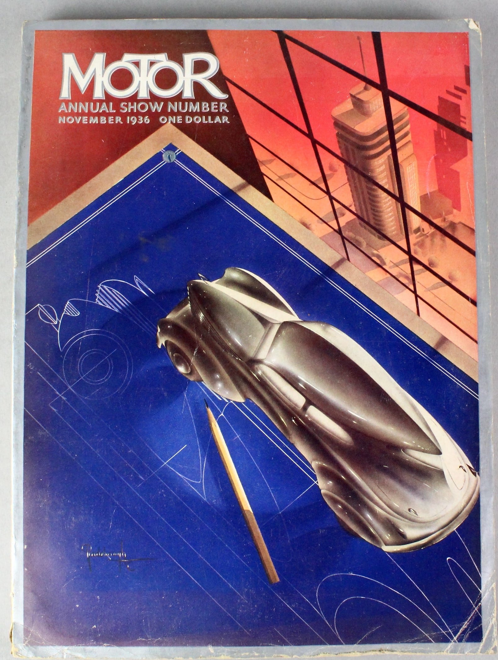 1936 Motor Magazine Annual Show Number: 1936 Motor Magazine Annual Show Issue. Streamlined era of Automobile style.