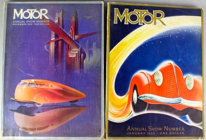 1935 Motor Magazine Annual Show Edition- 2 Issues