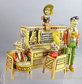 Unique Art Li'l Abner Dogpatch Band Tin Litho