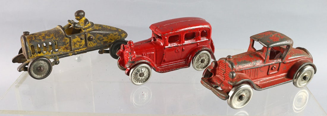 Williams  Cast Iron Car & Racer Lot 3 (1 of 3)