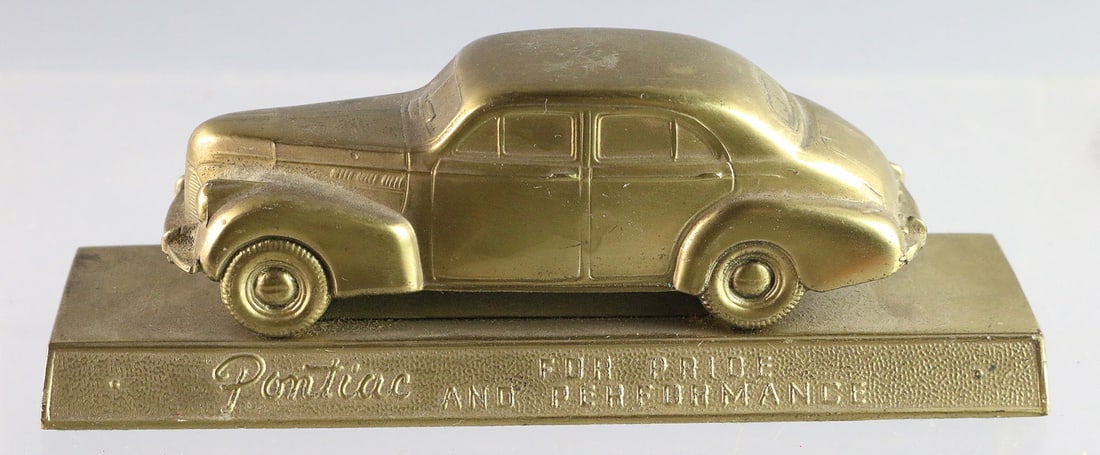 Pontiac Dealer "For Pride and Performance" Premium: Pontiac Dealer "For Pride and Performance" Premium, 1950's, 5"