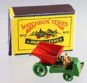 Matchbox No 2 Dump Truck Greywheel in Box