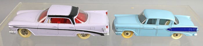 Dinky Chrysler Saratoga , & Studebaker Lot