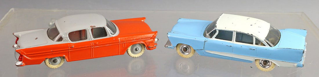 Dinky Plymouth Plaza, Packard Clipper Lot (1 of 3)