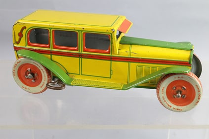 J Chein Wind Up Tin Litho Car