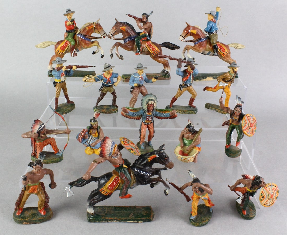 Elastolin German Cowboys & Indians (1 of 3)