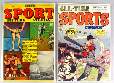 1940s True Sports & All Time Sports Comic Books