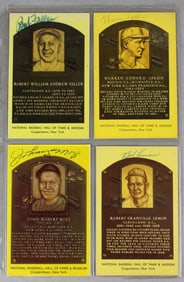 HOF Signed Hall of Fame Baseball Cards