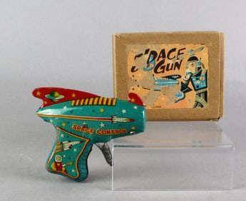 Japan Tin Nomura Space Gun in Box
