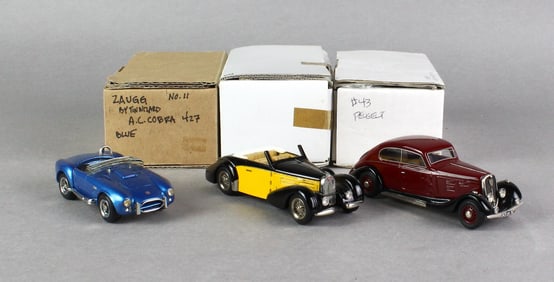 Zaugg Cobra & MA Collection Diecast Cars in Box