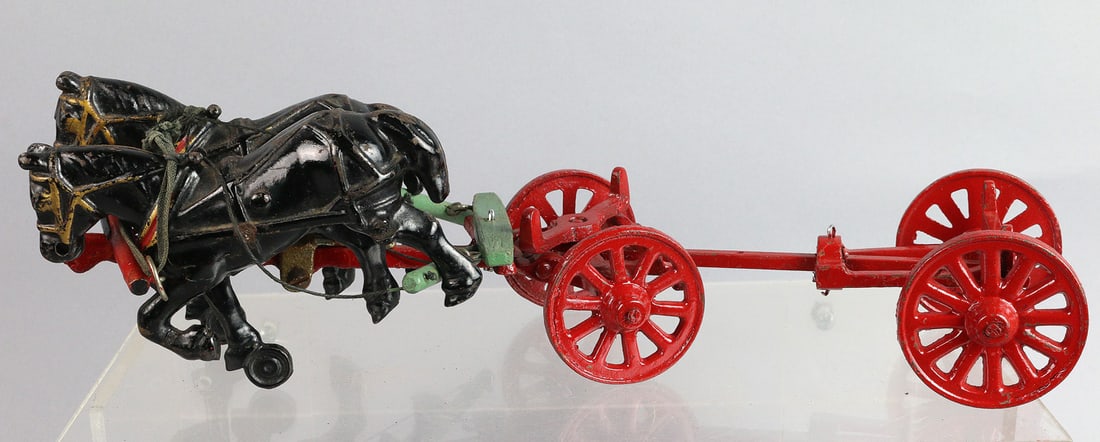 Arcade Horse Drawn Cast Iron: Arcade Horse Drawn Cast Iron, 13"
