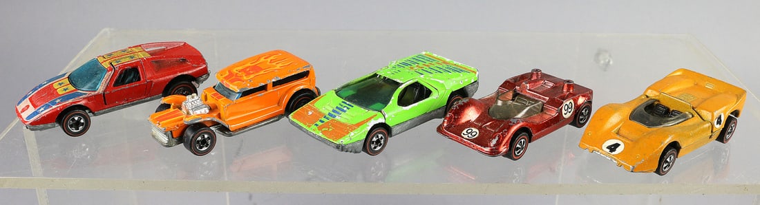 Hot Wheels Redline Lot: Hot Wheels Redline Lot, Mercedes, McLaren, Chaparral, Prowler,