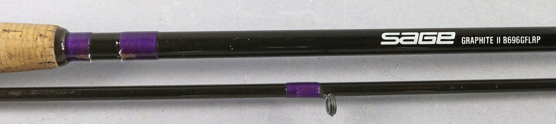 Sage Graphite II Fly Rod: Sage Graphite II Fly Rod, BG96GFLAD, 9'6", 6 weight, NM