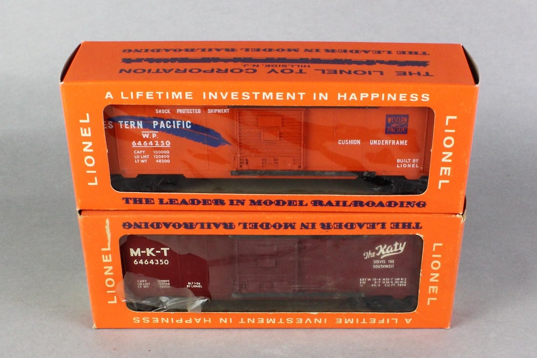 Lionel Western Pacific 6464-250, 6464350 Box Cars in Box (1 of 4)