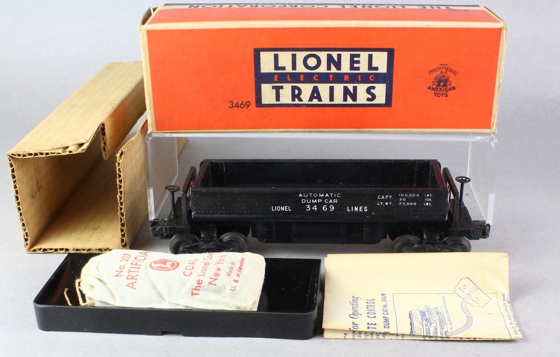 Lionel 3469 Coal Automatic Dump Car Mint in Box (1 of 3)