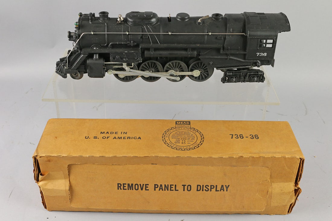 Lionel 736 Steam Engine Box EX+ - 3
