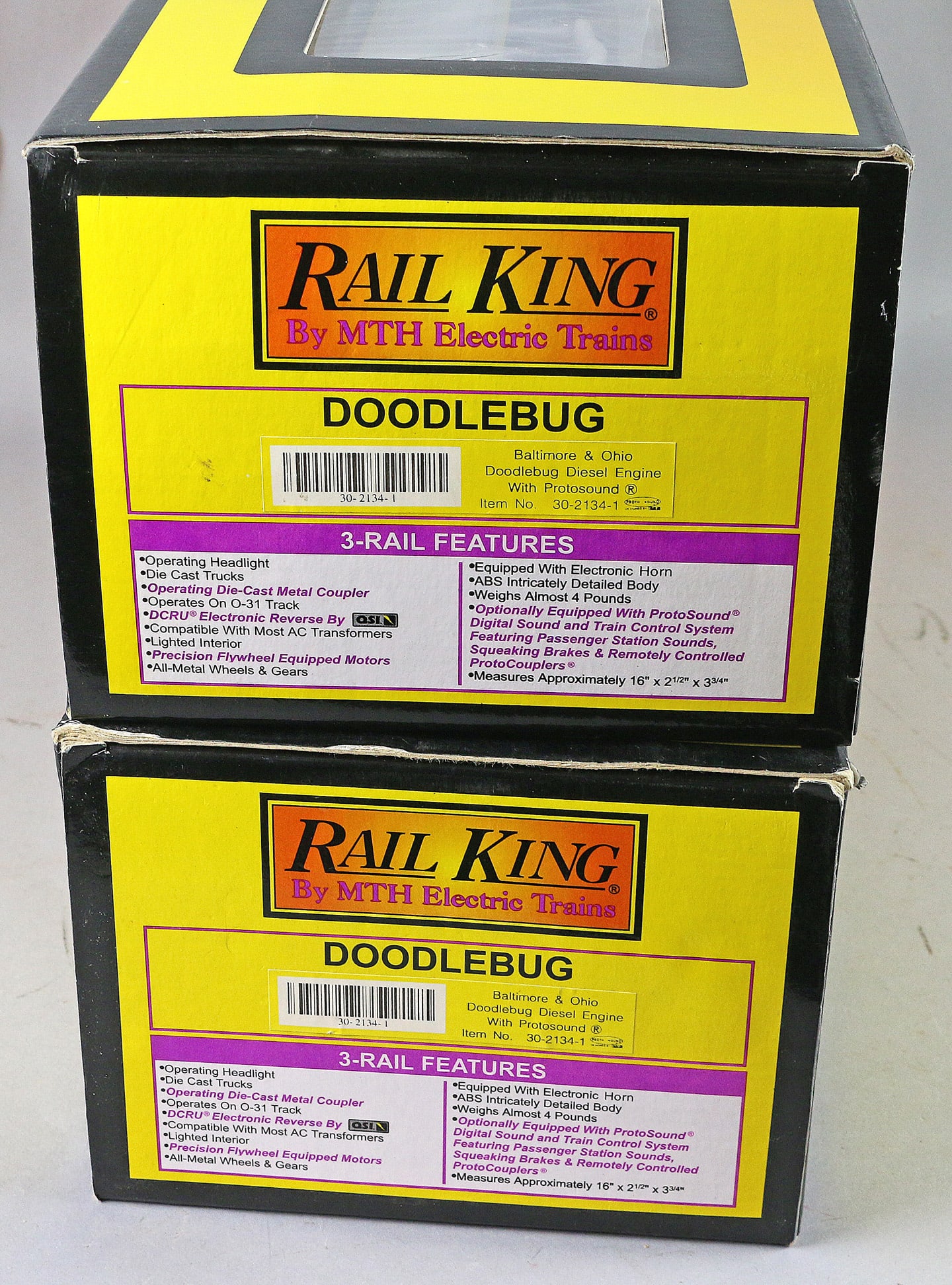 Rail King Doodle Bug Balt & Ohio Box Never Run: Rail King Doodle Bug Balt & Ohio Box Never Run