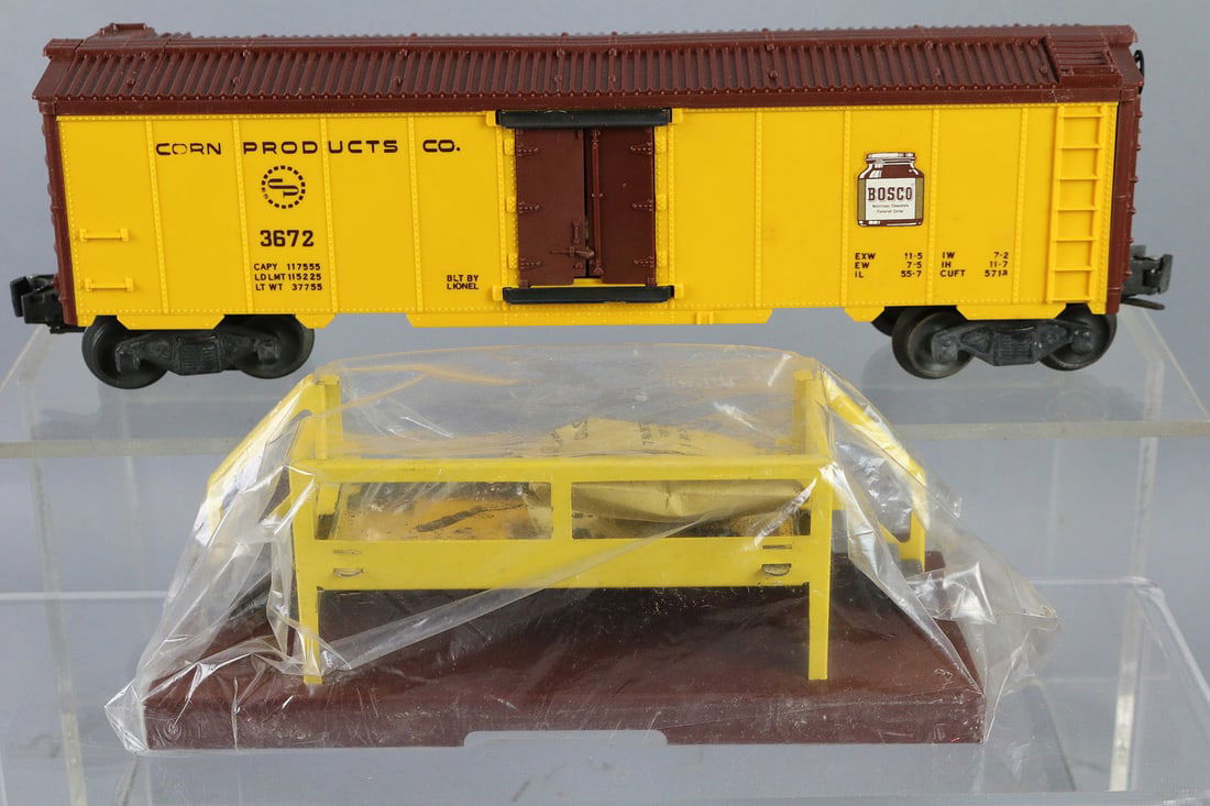 Lionel 3672, Op Bosco Car in Box: Lionel 3672, Op Bosco Car in Box