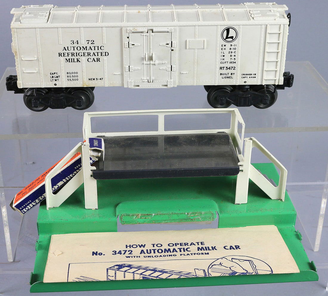 Lionel Operating Milk Car In Box: Lionel Operating Milk Car In Box