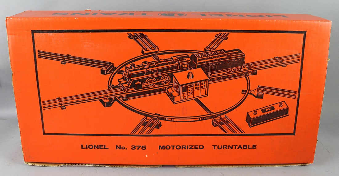 Lionel 375 Motorized Turntable in Box: Lionel 375 Motorized Turntable in Box