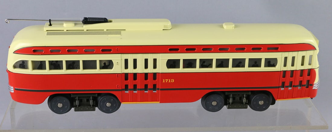 Rail King 0-27 PCC Electric Street Car in Box NM: Rail King 0-27 PCC Electric Street Car in Box NM