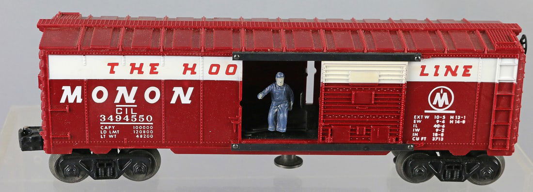 Lionel 3494--55 Operating Box Car in Box: Lionel 3494--55 Operating Box Car