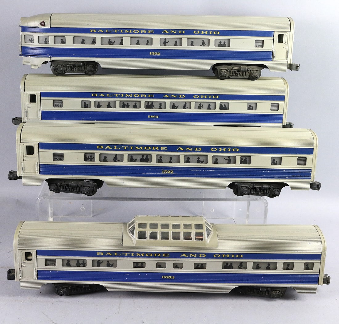Lionel Baltimore & Ohio Lot: Lionel Baltimore & Ohio Lot, 3553, 1302, 1527, 9862 in boxes