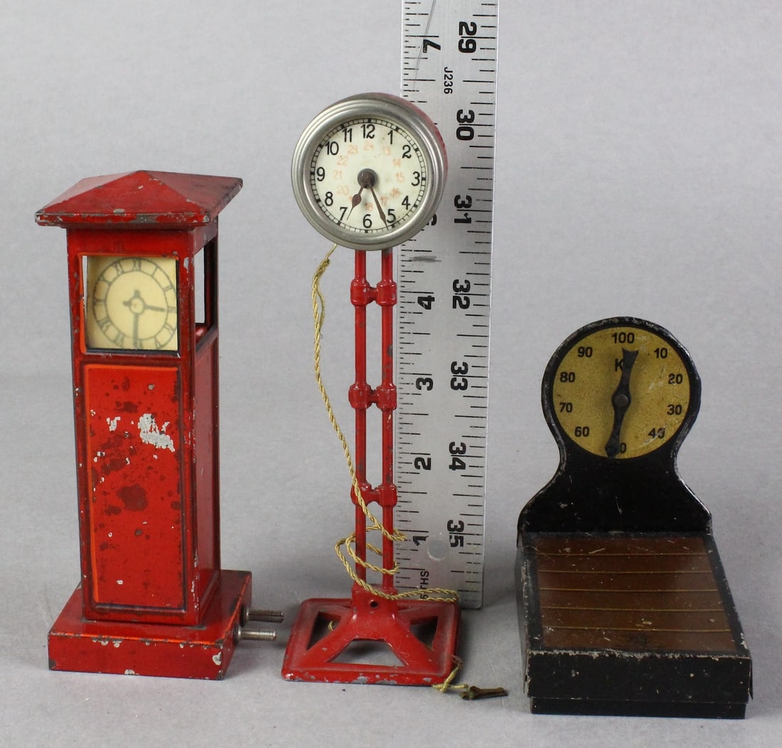 Marklin/Bing RR Clock, Baggage Scale Station Clock - 4