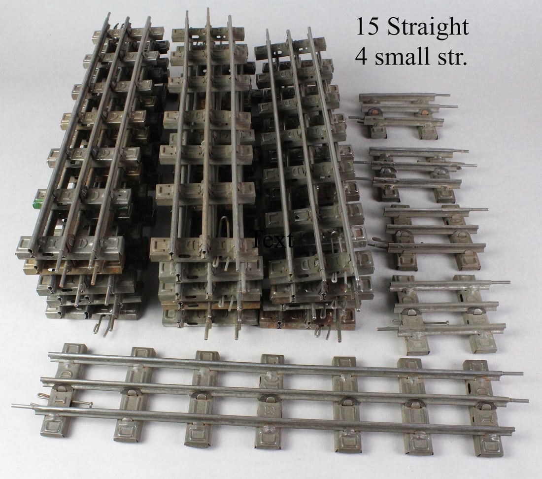 Marklin 1 Gauge 3 Rail Track 19 Original Metal: Marklin 1 Gauge 3 Rail Track 19 Original Metal Straight Track.