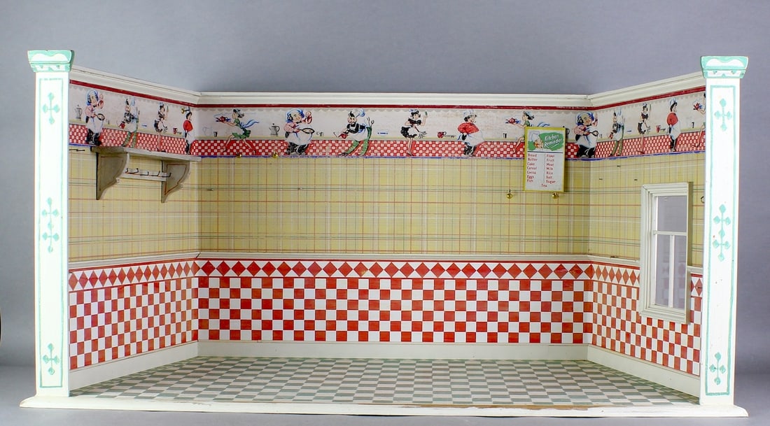 Museum- Doll House Kitchen Interior & Accessories - 3
