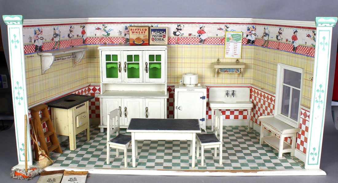 Museum- Doll House Kitchen Interior & Accessories - 4