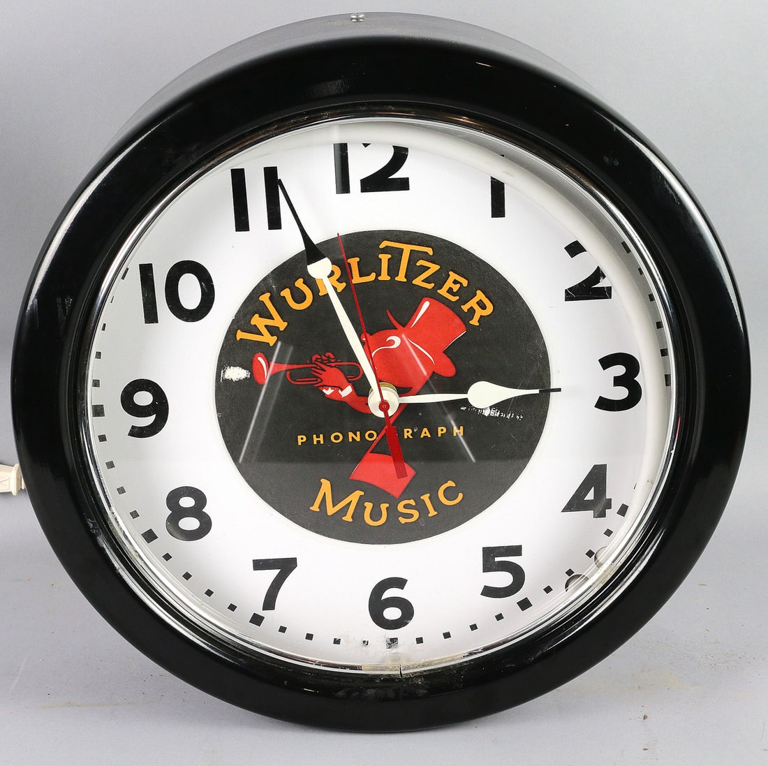 Wurlitzer Phonograph Music Neon Clock EX (1 of 2)