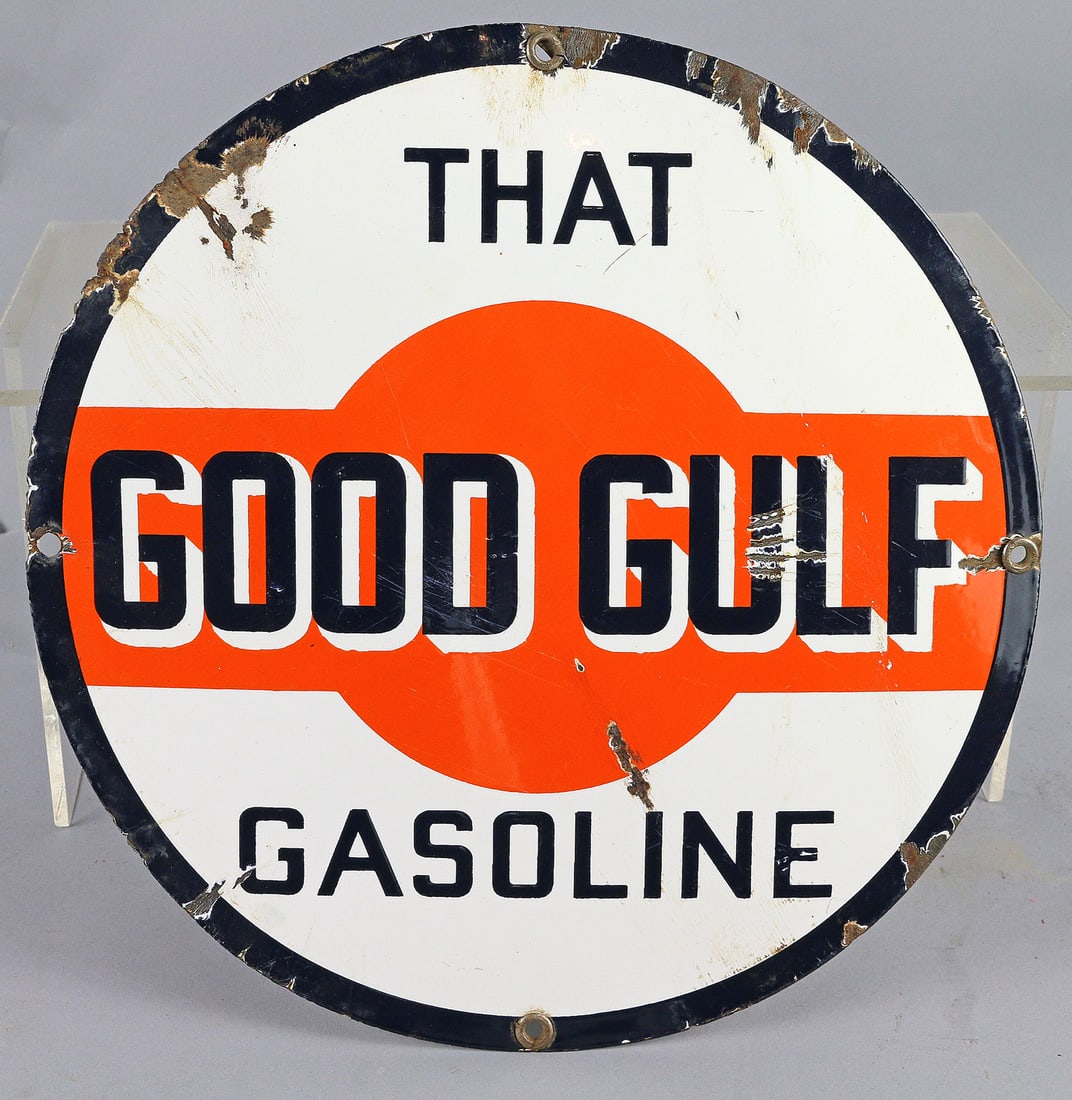 Good Gulf Porcelain Sign (1 of 2)