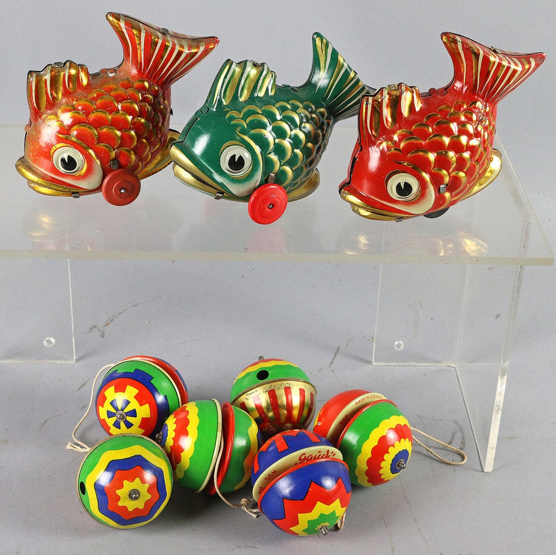 Lehmann Friction Fish Lot Tin Litho (1 of 2)