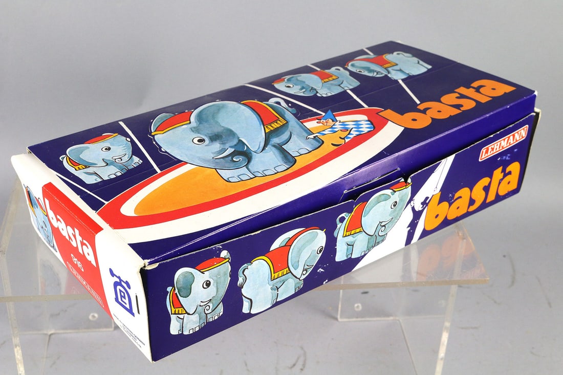 Lehmann Basta Dealer Display NOS Elephant Toys: Lehmann Basta Dealer Display NOS Elephant Toys, 12