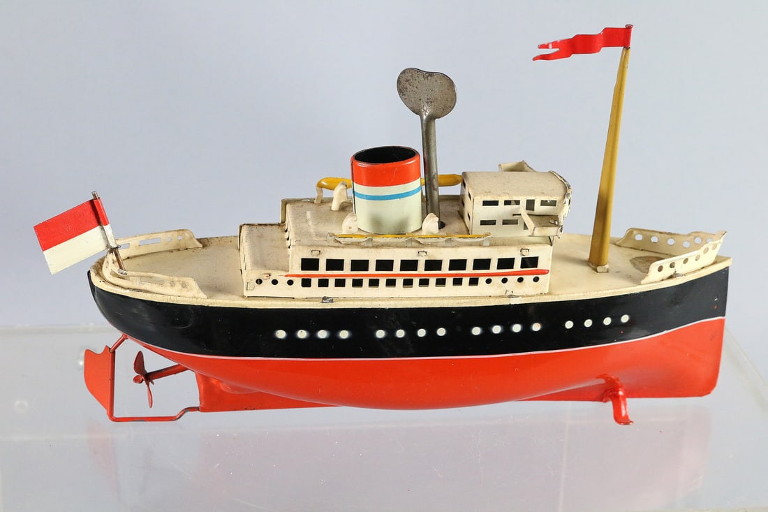 German Tin Ocean Liner 1930's (1 of 3)