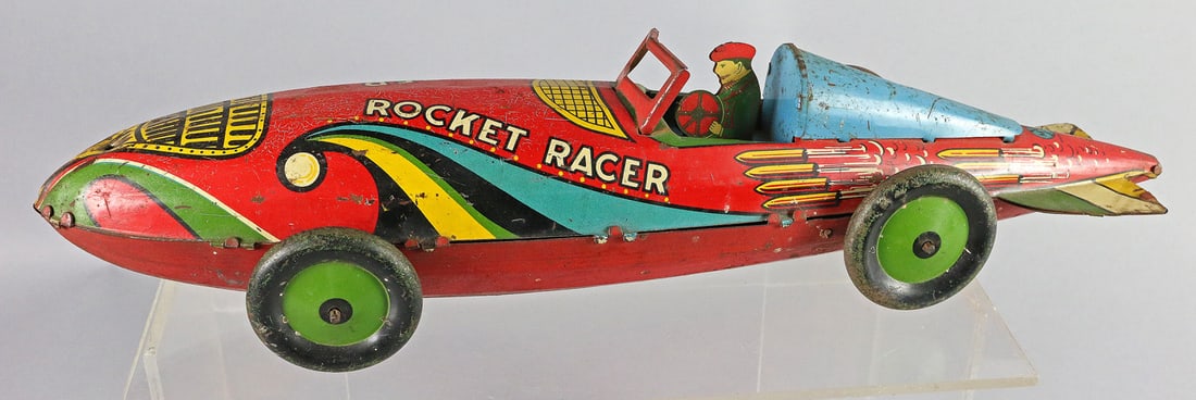 Marx Rocket Racer Tin Litho Windup (1 of 3)