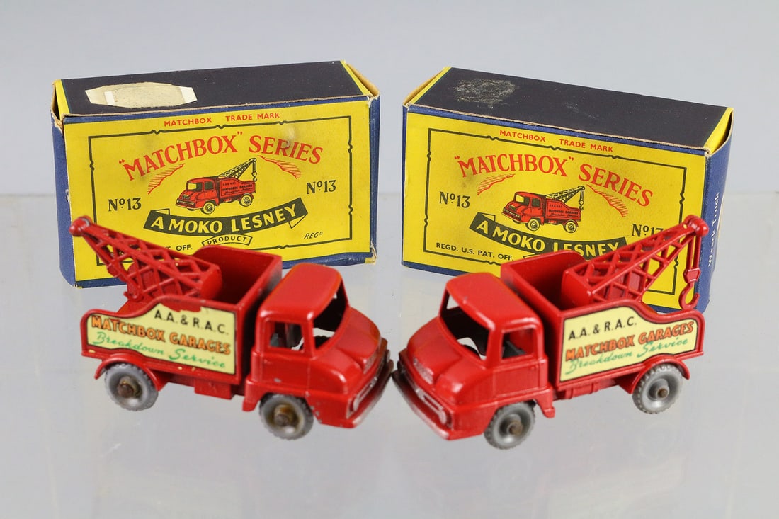 Matchbox Wrecker Truck No. 13 in Box NM: Matchbox Wrecker Truck No. 13 Box NM