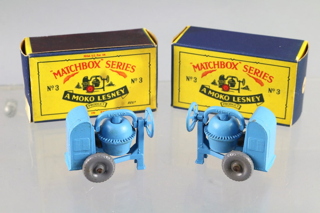 Matchbox Cement Mixer No. 3 in Box NM: Matchbox Cement Mixer No. 3 Box NM