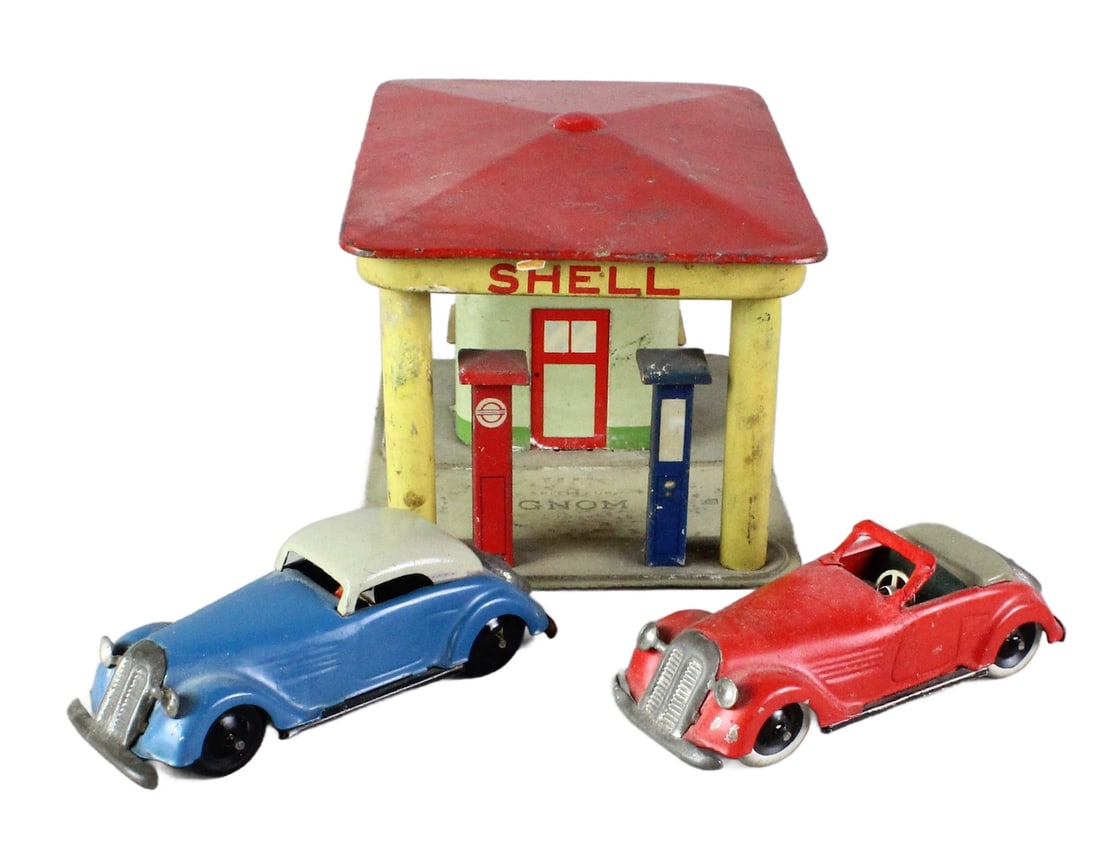 Lehmann Gnom Cars & Lehmann Gas Pump Shell Station (1 of 4)