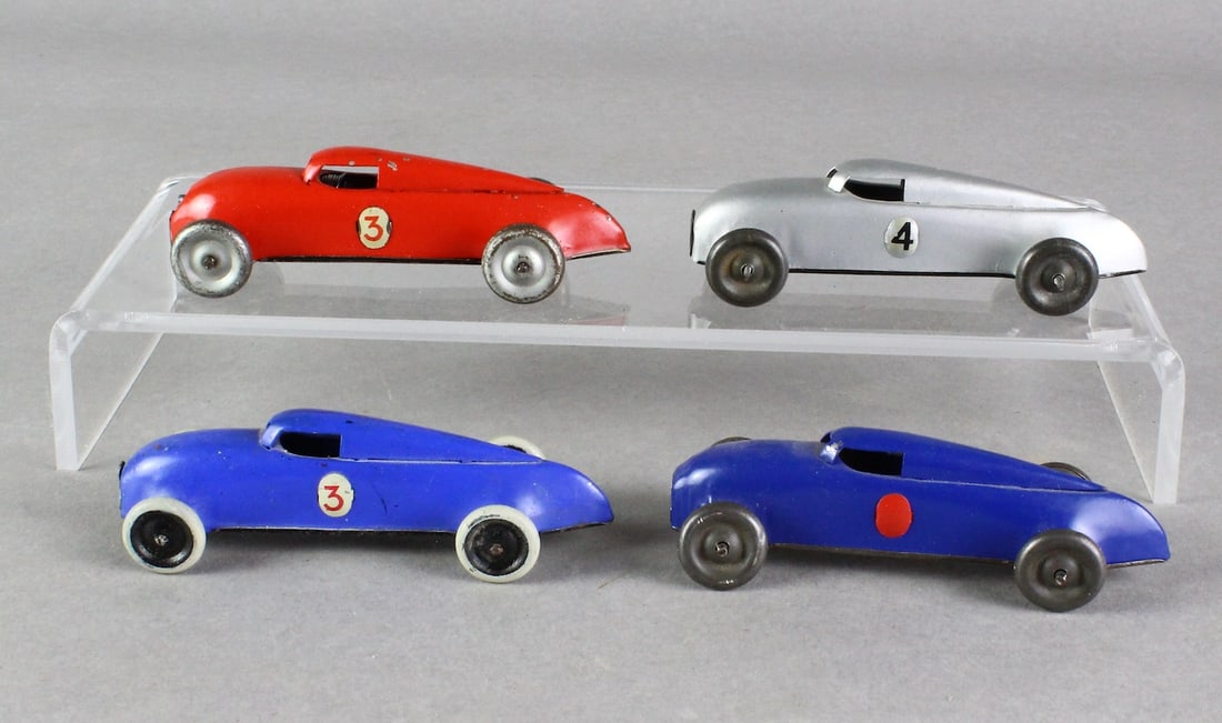 Lehmann Gnom German Tin 4 Race Cars: Lehmann Gnom German Tin 4 Race Cars, No. 200 & 808.