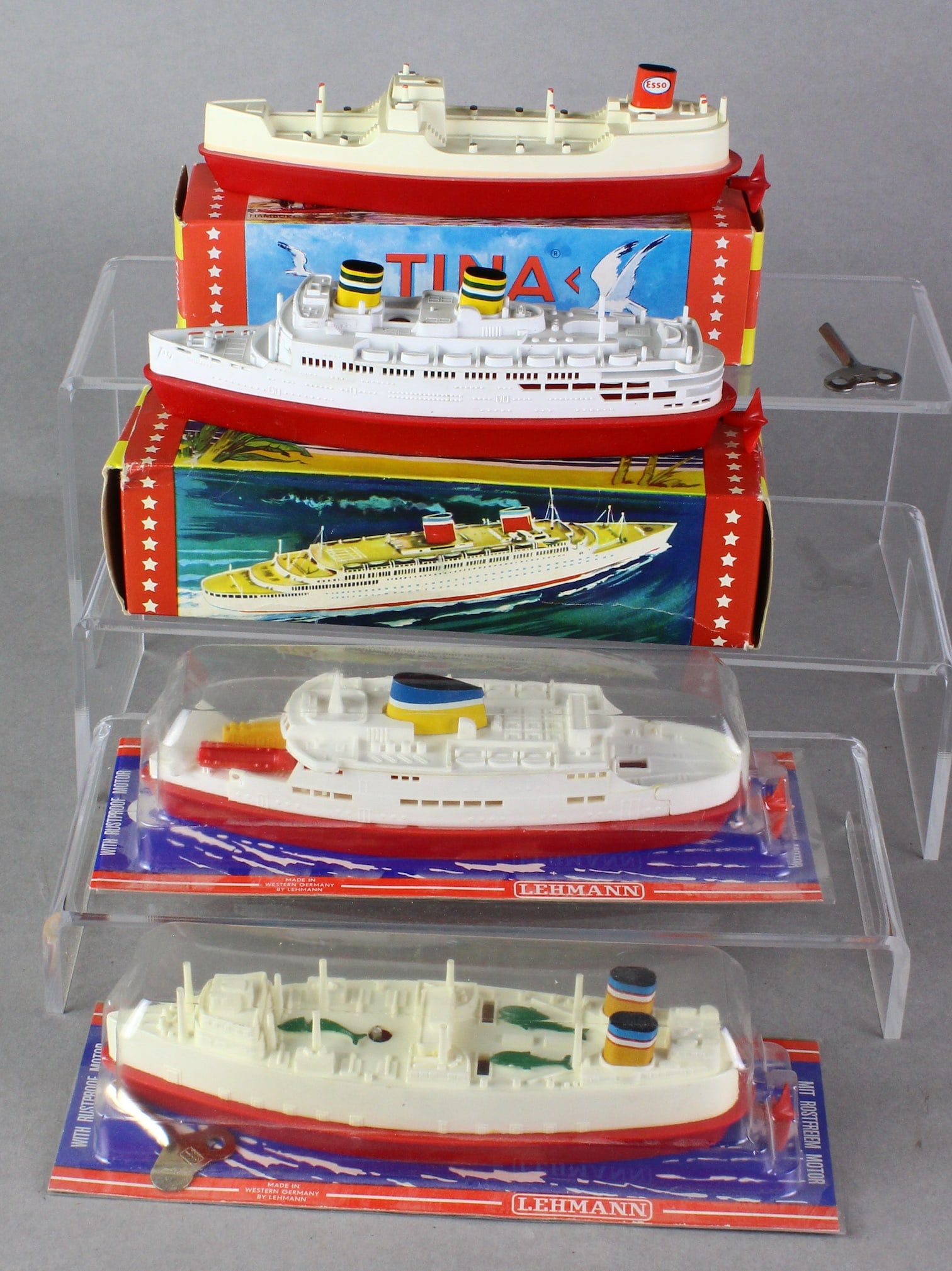 Lehmann Wind Up Ships & Boats Mint in Box (1 of 5)