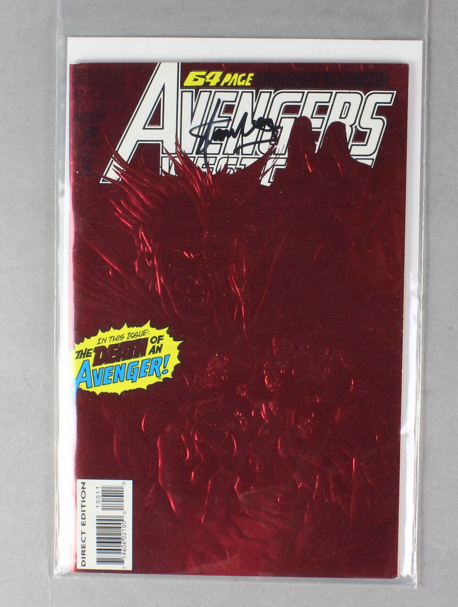 Stan Lee Signed The Avengers Comic on Board (1 of 3)