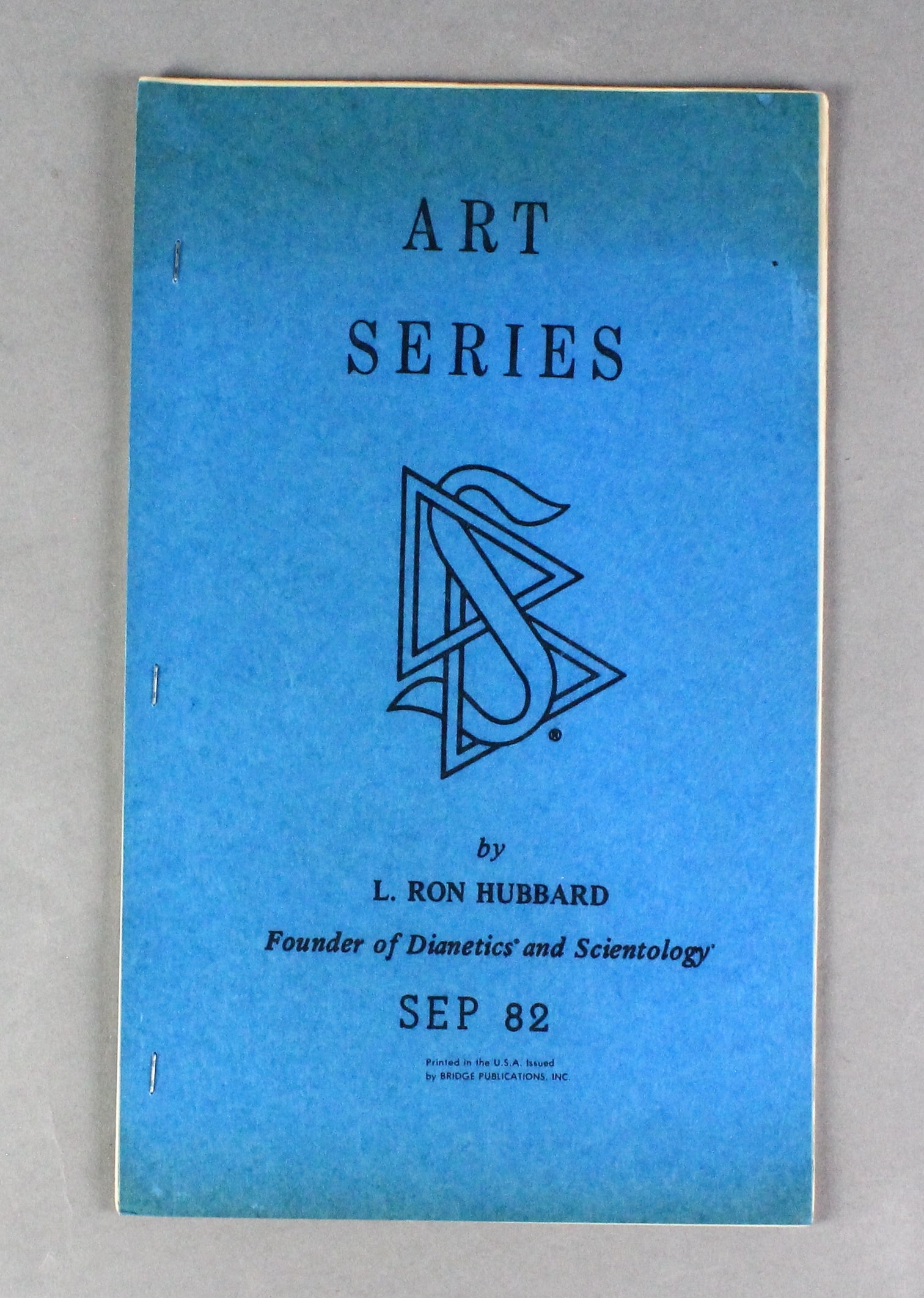 L Ron Hubbard Art Series Publication: L Ron Hubbard Art Series Publication. Small press Bridge Publications book on Hubbard's views of Art. Lafayette Ronald Hubbard 1911 - 1986) American author and the founder of Scientology. 1950 he auth