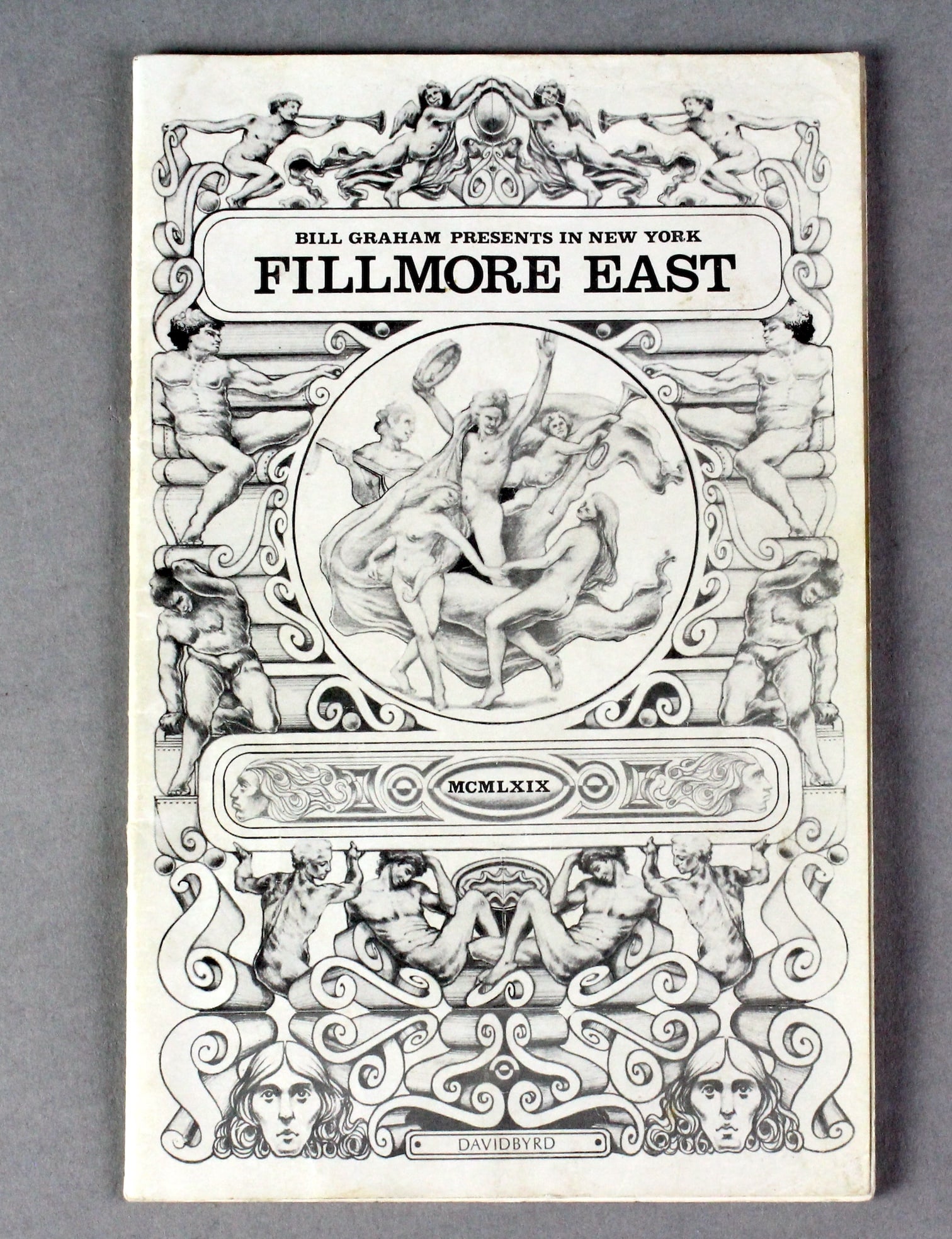 1969 Bill Graham Filmore East Jethro Tull Program: 1969 Bill Graham Filmore East Jethro Tull Program. Excellent condition.